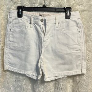 Levi's White Jean Shorts Denim
